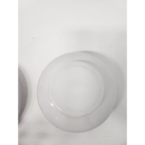 Vintage 19th Century Czech Bohemian Milk Cranberry Glass Candy Dish Bowl Lidded - Picture 7 of 10